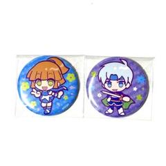 ゼロ　ぷよクエカフェ　缶バッジ ぷよクエカフェ 2025 缶バッジ アリィ&ラフィソル ホロ セット