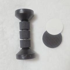 家具固定用 滑り止めパーツ 4本セット 黒 狭い隙間用