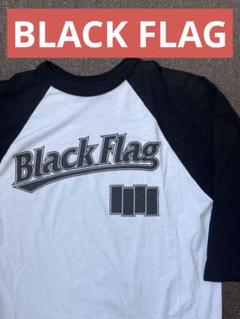 BLACK FLAG ラグランスリーブ　Lサイズ