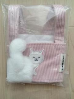台湾STARBUCKS限定 猫ちゃんのしっぽ ドリンクホルダー - メルカリ