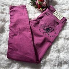 Vivienne Westwood アングロマニア スカル 刺繍 カラーパンツ 2025年最新】Vivienne Westwood ANGLOMANIA レディース デニム