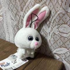 映画ペット スノーボール ぬいぐるみマスコット うさぎ - メルカリ