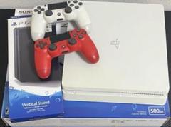 PS4 GlacierWhite 500GB CUH-2100A 縦置きスタンド
