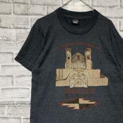 USA製90sヴィンテージTシャツ！シングルステッチ　グレー半袖古着　M725