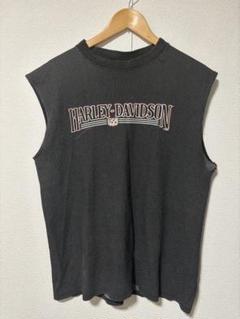 タンクトップ Harley Davidson ハーレーダビッドソン 両面ブラック Harley-Davidson タンクトップ 黒 XL キラキラ XL - メルカリ
