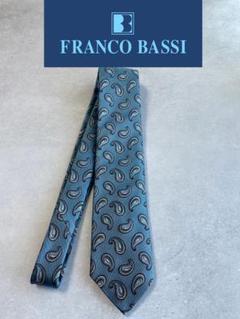 24年秋冬新作FRANCO BASSI フランコバッシ　ペイズリープリントタイ FRANCO BASSI(フランコ バッシ) ペイズリープリントチーフ