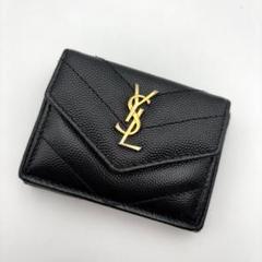 【✨I...c♡✨】 サンローラン カサンドラ 三つ折り財布 ブラック 2025年最新】Saint Laurent カラー：ブラック系 三つ折り財布の
