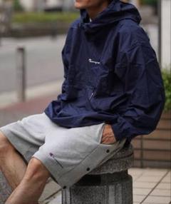 Champion ホワイト アノラックパーカー　XL