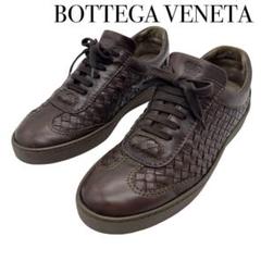 BOTTEGA VENETA イントレチャート レザー 靴 スニーカー メンズ
