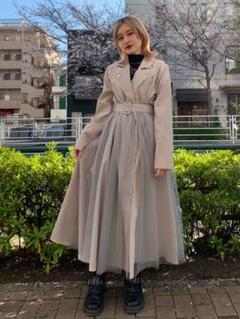 新品タグ付き❣️jouetie 2020ss✨人気のお品✨トレンチワンピース