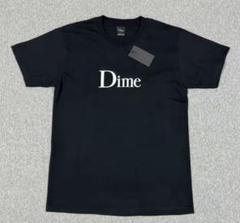 【新品未使用】DIME スモールロゴ Tシャツ 黒 M　ロゴブルー セール】WATERCOLOR マルチロゴTシャツ（Tシャツ/カットソー