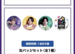 NEWS 加藤シゲアキ JOYPOLICE ジョイポリス 缶バッジ 15点セット NEWS ジョイポリス JOYPOLIS 缶バッジ クリアステッカー ポスト