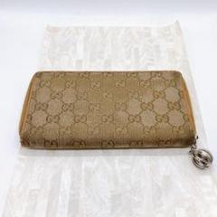 GUCCI グッチ 長財布 GGキャンバス ラウンドファスナー 正規品　送料無料