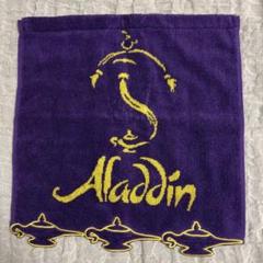新品 劇団四季 アラジン スカラップ刺繍ウォッシュタオル ディズニー