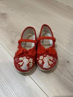 【15cm】 靴 女の子 フォーマル 七五三 草履 着物 発表会 結婚式 赤