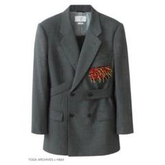 TOGA ARCHIVES × H&M ダブル テーラードジャケット グレーのサムネイル