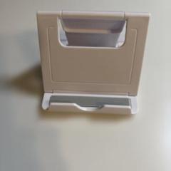 折りたたみ式ホワイトスマホスタンド