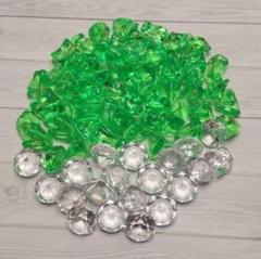 アクリルストーン アクリルアイス クレーンゲーム DIY グリーン クリア