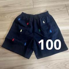 ポロラルフローレン　カラフルポニーロゴ刺繍　半ズボン　ハーフパンツ 100 4Tのサムネイル