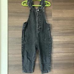ZARA ダークグレー オーバーオール 18-24ヶ月
