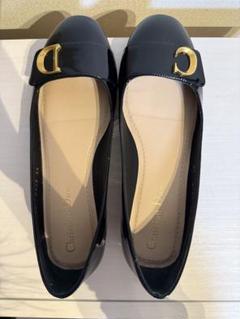 ◆◇Dior ブラックパテント フラットパンプス 36◇◆ ◇◇Dior ブラックパテント フラットパンプス 36◇◇ - メルカリ