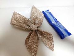 ネッククーラーカバーハンドメイド保冷剤アイスノン氷結ベルトベージュ花柄
