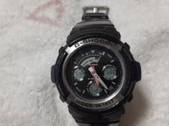 CASIO G-SHOCK デジタル腕時計 【AW-590】ガラスにキズ多数あり