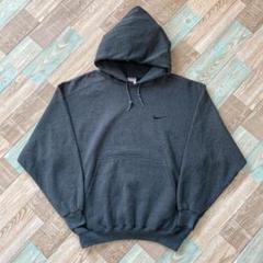 レアカラー 90s ビンテージ USA製 NIKE スウッシュ パーカー M