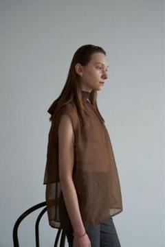 極美品サイズ1 クラネBASIC FLOWING FRILL SHIRT