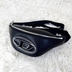 ディーゼル DIESEL ボディバッグ Dロゴ デカロゴ ブラック