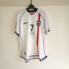 7番BECKHAM02VS BRAZIL決勝戦イングランド代表サッカー2002W 7番BECKHAM02VS BRAZIL決勝戦イングランド代表サッカー2002W