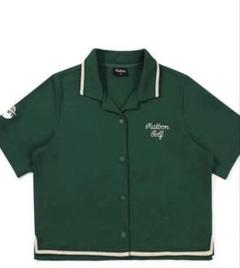 Malbon Golf ダークグリーン シャツ&スカートセット