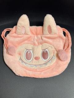 POPMART labubu 巾着 ピンク正規品