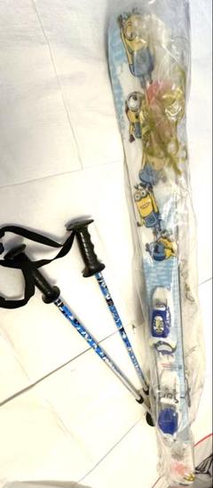新品未使用 ROSSIGNOL ミニオンデザインスキーセット 128㎝