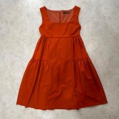 美品 FOXEY NEWYORK レディエンパイア ワンピース　ギャザー　38