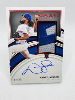 クロース　直筆サイン　ジャージ　2022 PANINI national 2022 Panini 49シリ 直筆サイン ジャージ アンドレ・ジャクソン