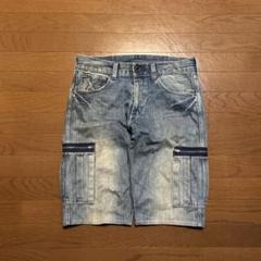 Levi's 503 denim cago half pants W32ダメージ