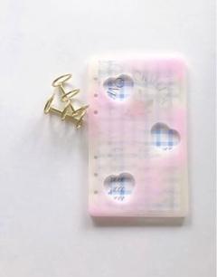 レジン バインダー　A6　saving challenge セービング