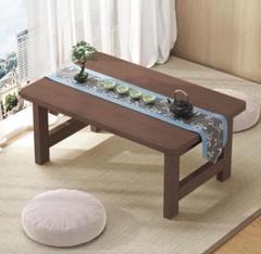 【新品・未開封】折りたたみ ローテーブル 軽量 80cm×40cm 組立不要