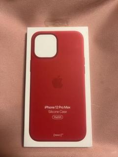 ★正規品★ iPhone 12 Pro Max シリコンケース レッド