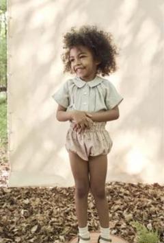 Hopping Bunny Smocked Florals Bishop Bloomer Set – Classic
