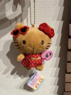 日焼けキティ ガングロキティ ハワイ ストラップ キーホルダー
