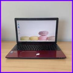 最終値引★人気のRED★完全動作品の設定済ですぐ使えるダイナブックノートパソコン