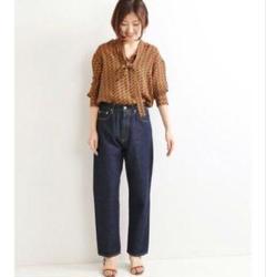 美品☆IENA セルビッチハイライズデニムパンツ　38　M ジーンズ