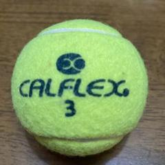 CALFLEX テニスボール 3 イエロー　新品未使用 CALFLEX テニスボール 3 イエロー - メルカリ