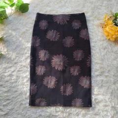 【UNITED ARROWS ユナイテッドアローズ】【36 S相当】花柄　タイト