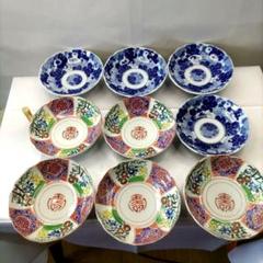 有田焼 復刻古伊万里 錦色絵六角焼皿14cm 【送料無料】 日本製