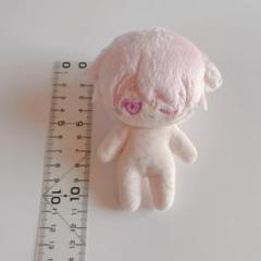 無属性　ぬいぐるみ　10センチ　自作　ハンドメイド　桜色のロップイヤー 自作ぬいぐるみ 10cm 無属性 ハンドメイド ロップイヤーラビット