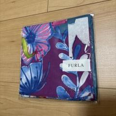 FURLA 花柄 スカーフ　未使用　もう一本おまけつき FURLA 花柄シルクスカーフ - メルカリ