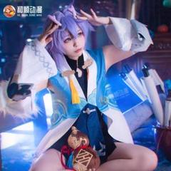 白露 コスプレ衣装フルセット 崩壊スターレイル 白露(びゃくろ) コスプレ衣装 高級感フル